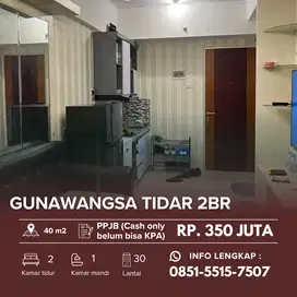 GUNAWANGSA TIDAR Tower C‼️ Apartemen 2BR Full Furnish Pusat Kota