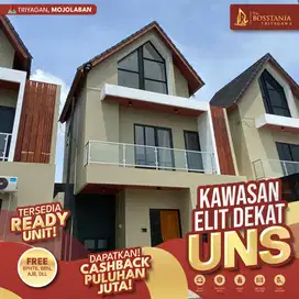 Eksklusif! Perumahan Mewah 2 Lantai dekat Kampus UNS Solo