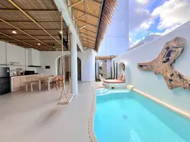 VILLA SANTORINI BEST INVESTMENT 2BR PRIVAT POOL LOKASI JIMBARAN  GWK