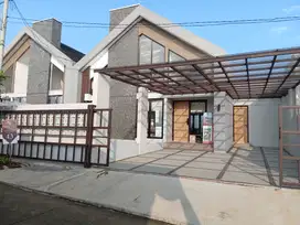 Rumah Hadap Taman Di Kota Bogor, Hanya 3 Menit Ke Pintu Tol