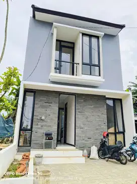 Rumah Indent Bangun daerah batu.
