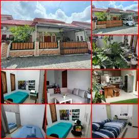 Rumah dalam perumahan cluster maguwoharjo lingkungan aman