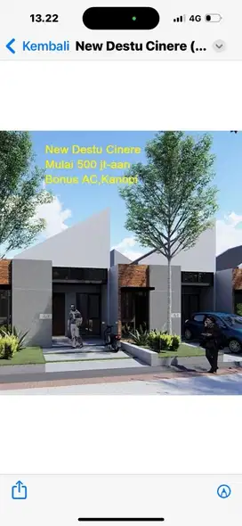 Jual Rumah baru Scandinavia jl midi limo depok