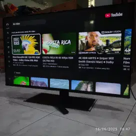 Dbwh Psrn LED Smart TV Samsung 43 Inch 4K Ultra HD UHD 2023