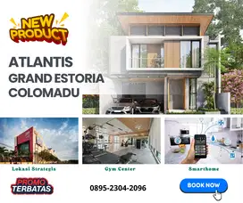 PROMO RUMAH BARU COLOMADU KONSEP SMARTHOME 2 LANTAI