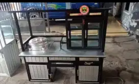 Rombong Bakso/Cilok/Siomay Full Alumunium