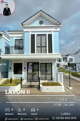 Dijual Rumah Cantik 3 Lantai Double Decker di Lavon 2 Cikupa