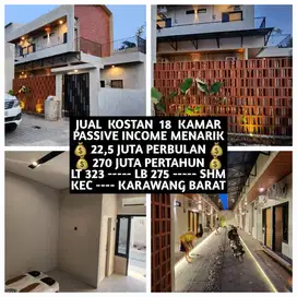 JUAL KOS KOST KOSAN KOSTAN 18 KAMAR DI KARAWANG BARAT