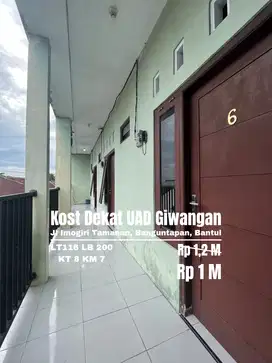 Kost semi Ekslussif dekat UAD Terpadu