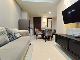 Interior Modern, 3 Kamar Apartemen Green Sedayu Mall Cengkareng