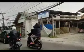 Jual Tanah 560 m2 toko material di rangkapan jaya jl Ahmad dahlan