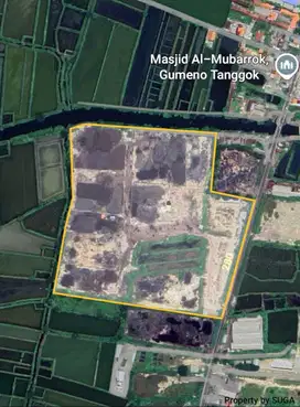 MURAH! DIJUAL TANAH INDUSTRI RAYA MANYAR GRESIK LANGKA!