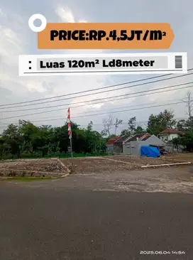 Jual Tanah Kavling Strategis Minomartani dkt keKampus