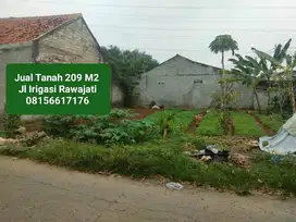 Jual Murah Tanah SHM 209 M2 jl Irigasi rawajati limo depok