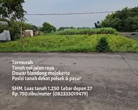 Termurah tanah nol jl raya dawar dekat polsek