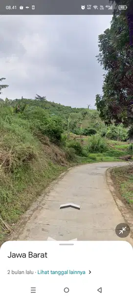 di jual tanah kebun subur di Sukaresmi Cipanas cianjur
