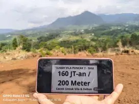 Tanah Murah di Puncak dua Bogor Luas 200 Meteran Legalitas SHM