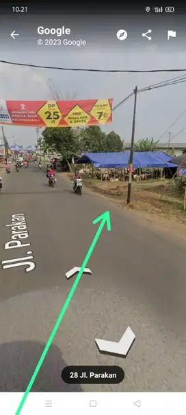 Jual Tanah luas 4 ha di jl parakan Pamulang bisa termin