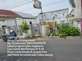 Termurah tanah tengah kota mojokerto
