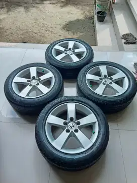 Velg original Bawaan Honda Civic Fd Thailand mulus + ban