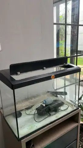 Aquarium uk 60cm sudah termasuk filter