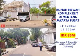 Rumah Mewah Komplek Elit di Menteng Jakarta Pusat