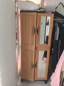 Lemari plastik napolly 2 pintu