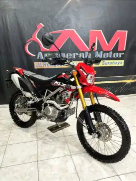 Kawasaki KLX 150 BF SE EXTREME RED TH 2021 cakep odo 11rb
