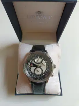 Orient dual time automatic original bekas normal siap pakai lengkap
