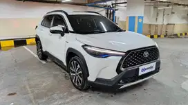 TDP Rendah Toyota Corolla 1.8 Cross Hybrid Bensin-AT 2021 Putih CAJJD