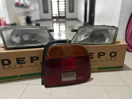 Lampu Depan belakang baleno old 97