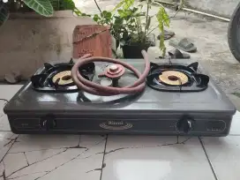 Kompor Gas Rinnai Turbo 2 Tungku Kumplit