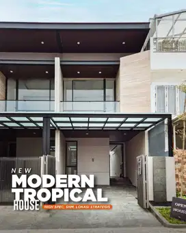 NEW Modern Tropical House Kupang Baru, Langka