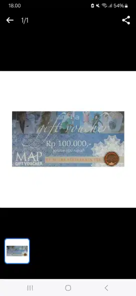 Voucher MAP EXP 2027 PECAHAN 100 RIBU