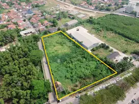 Dijual cepat tanah di pinggir jalan pantura daerah Dawuan - cikampek