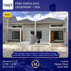 Rumah Baru Murah Puri Surya Jaya Gedangan Sidoarjo Aloha Waru Juanda
