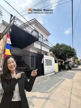 Rumah dengan pemandangan asri Jatiwaringin Pondok Gede, Bekasi