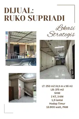 Dijual Ruko Semarang Timur Supriyadi Nego sampai Jadi