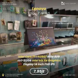 LENOVO Yoga 7 14ITL5 | Core i5 1135G7 8GB 512GB