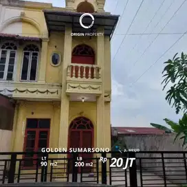 Sewa Rumah Murah Jalan Mesjid Komplek Golden Sumarsono Daerah Helvetia