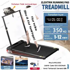 Treadmill Listrik Dengan Fitur incline (Menanjak)