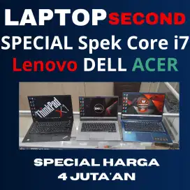Laptop Lenovo Acer Dell Core i7