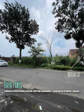 Tanah Murah di Raya Pakis Malang