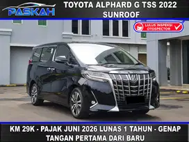 Genap Bunga=4.5% Km=29k TAX=JUNI2026 TOYOTA ALPHARD G atpm 2022 TSS