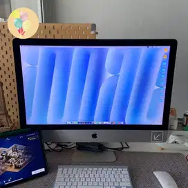 iMac 2019 27 inch Layar 5K m2.1gb, 580x 8GB, Ram 72GB Fullset