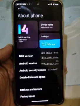 Redmi note 10s 8/128