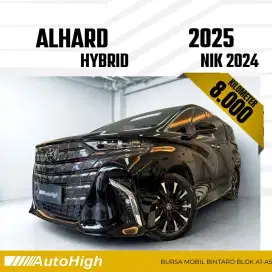 DP10% [Km8.000] Alphard HEV Hybrid 2024 Black Reg 2025 #AUTOHIGH