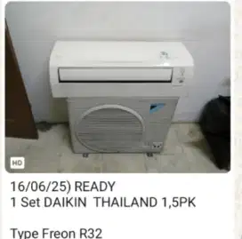 Ac bekas 1.5pk daikin