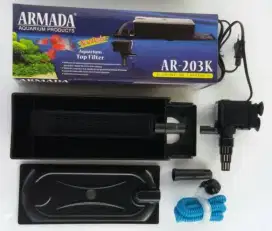 Top filter aquarium 1 set merk Armada AR203K