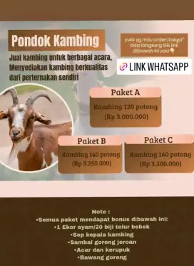 Kambing Aqiqah / Tasmiyah